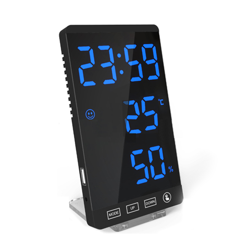 BCA150 모던오피스 블랙 LED 스탠드 온도표시 디지털 시계(CA150) 기념품 전문
